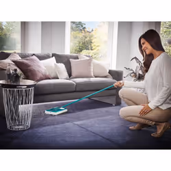 Leifheit Carpet Sweeper Floor Cleaning Tool Regulus Turquoise and White 11700 - Additional view 4