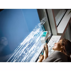 Leifheit 51016 electric window cleaner Blue, White
