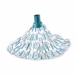 Leifheit 52068, Mop head, Turquoise, White, Viscose, 1 pc(s), 115 g, 85 mm