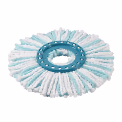 Leifheit 52104, Mop head, Turquoise, White, Microfibre, Polyamide, Polyethersulfone (PES), Polypropylene (PP), 1 pc(s), 145 g ...