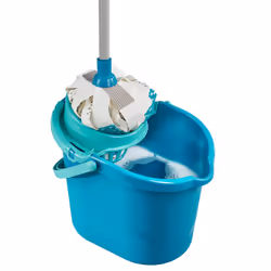 Leifheit 52106 mop Cotton, Fiber Dry&wet Blue, White