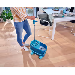 Leifheit 52121 mop Wet Microfiber Blue, Green - Additional view 4