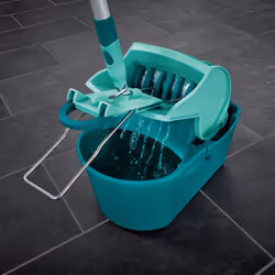 Leifheit Floor Mop Set Cleaner Wiper Cleaning Tool Profi Compact Green 55092 - Additional view 4