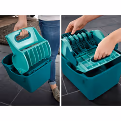 Leifheit Floor Mop Set Cleaner Wiper Cleaning Tool Profi Compact Green 55092 - Additional view 9