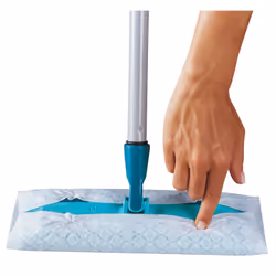 Leifheit 56667 mop Microfibre Dry Cotton/Fiber Blue, White