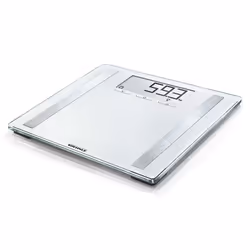 Soehnle Shape Sense Control 200, Electronic personal scale, 180 kg, 100 g, White, kg, lb, ST, Square