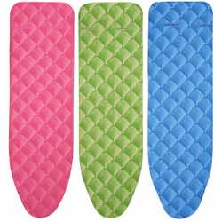Leifheit Cotton Comfort S/M, Ironing board padded top cover, Cotton, Blue, Green, Pink, Monochromatic, Square, 1 pc(s)