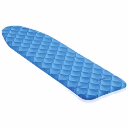 Leifheit 71602, Ironing board padded top cover, Cotton, Polyester, Polyurethane, Blue, Monochromatic, 1400 x 450 mm, 1 pc(s)