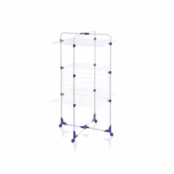 Leifheit 81454 laundry drying rack/line Tabletop rack Blue, White