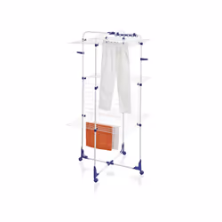 Leifheit 81455 laundry drying rack/line Floor-standing rack Blue, White
