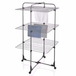 Leifheit Drying Tower Laundry Clothes Drying Rack Classic Tower 270 Black - Additional view 8
