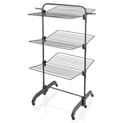 Leifheit Drying Tower Laundry Clothes Airer Drying Rack Tower Dryer 420 Black