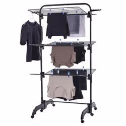 Leifheit Seaford Clothes horse wing Black - Additional view 7