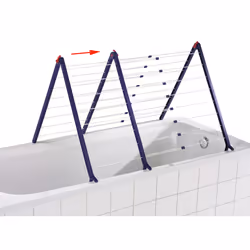 Leifheit Bathtub Dryer Pegasus V Duo Blue, White - Additional view 7