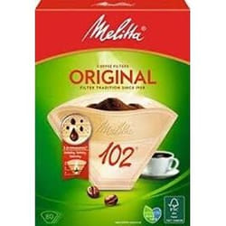 Melitta 102 80 pc(s) Brown Basket Disposable coffee filter