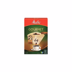 Melitta Gourmet Intense Coffee Filters Size 1x4, 80 Coffee Filters, For Filter Coffee Makers, Brown