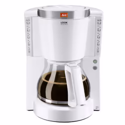 Melitta Look IV Selection, Drip coffee maker, Ground coffee, 1000 W, White