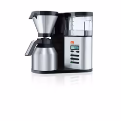 Melitta Aroma Elegance Therm DeLuxe, Drip coffee maker, 1450 W, Black, Stainless steel