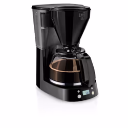 Melitta Easy Timer, Drip coffee maker, 1.25 L, Ground coffee, 1050 W, Black