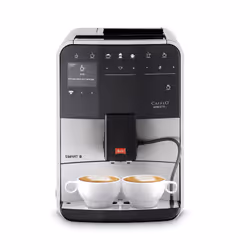 Melitta Barista Smart T, Espresso machine, 1.8 L, Ground coffee, 1450 W, Black, Silver