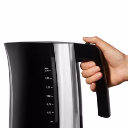 Melitta Look Aqua electric kettle 1.7 L 2400 W Black, Stainless steel