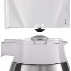 Melitta 1025-15 Drip Filter coffee machine 1.25 L Silver, White - Additional view 4