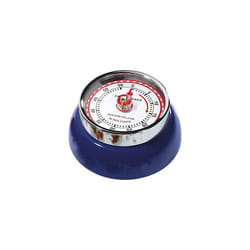 M071832 Magnetic Retro 60 Minute Kitchen Timer, Steel, Navy Blue