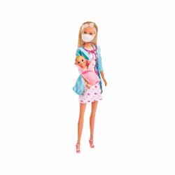 Simba Toys 105733493, Baby doll, Female, 3 yr(s), Blue, Brown, Pink, White