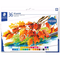 Staedtler Karat 2420 C36 Oil Pastels - Assorted Colours (Pack of 36)
