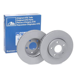 ATE Brake disc VOLVO: V40 Hatchback 25,0mm 5 108,0mm Vented Coated High-carbon 24.0125-0203.1 31341642,31381374 Brake rotor, Brake discs, Brake rotors