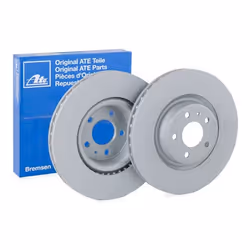 Brake disc; ATE; 338,0 30,0 5 112,0 Vented Coated High-carbon; for AUDI; 80A615301F, 8W0615301AB, 8W0615301P