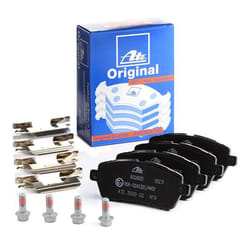ATE 13.0460-2605.2 Brake pad set not prepared for wear warning indicator, excl. wear warning contact with accessories FORD: FIESTA 6, KA+ Hatchback