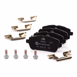 ATE 13.0460-2605.2 Brake pad set not prepared for wear warning indicator, excl. wear warning contact with accessories FORD: FIESTA 6, KA+ Hatchback