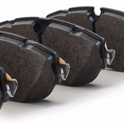 ATE 13.0460-3876.2 Brake pad set prepared for wear warning indicator, excl. wear warning contact with brake caliper screws with accessories - Additional view 4
