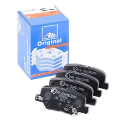 ATE 13.0460-5654.2 Brake pad set with acoustic wear warning MAZDA: 6 Saloon, 6 Estate, MITSUBISHI: OUTLANDER 3, ASX Off-Road