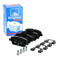 ATE 13.0460-2795.2 Brake pad set prepared for wear warning indicator, excl. wear warning contact with brake caliper screws with accessories