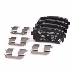 ATE 13.0460-5781.2 Brake pad set with acoustic wear warning with accessories KIA: Sportage IV, Picanto II, SOUL 2, HYUNDAI: Tucson, Kona SUV, ix20