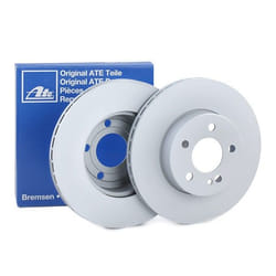 ATE Brake disc MERCEDES-BENZ: C-Class Saloon, C-Class Coupe, C-Class T-modell 24,0mm 5 112,0mm Vented Coated High-carbon 24.0124-0300.1 0004212412