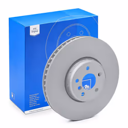 ATE Brake disc BMW: 5 Saloon, X3, 7, TOYOTA: Supra V 36,0mm 5 112,0mm two-part brake disc, Vented Coated High-carbon 24.0136-0132.2 34106880076 - Additional view 6