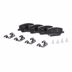 ATE 13.0460-5662.2 Brake pad set with acoustic wear warning with brake caliper screws with accessories JEEP: Compass, Renegade Off-Road, FIAT: 500X