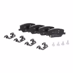 ATE 13.0460-5662.2 Brake pad set with acoustic wear warning with brake caliper screws with accessories JEEP: Compass, Renegade Off-Road, FIAT: 500X