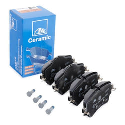 ATE Ceramic 13.0470-2613.2 Brake pad set prepared for wear warning indicator, excl. wear warning contact with brake caliper screws MINI: Clubman