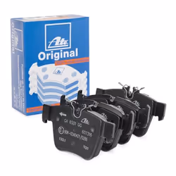 Brake pad set; ATE; prepared for wear warning indicator, excl. wear warning contact; for MERCEDES-BENZ; 0004205200, 000420590 ...