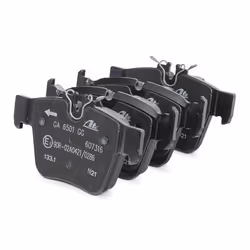ATE 13.0460-7316.2 Brake pad set prepared for wear warning indicator, excl. wear warning contact MERCEDES-BENZ: C-Class Saloon, GLC Off-Road