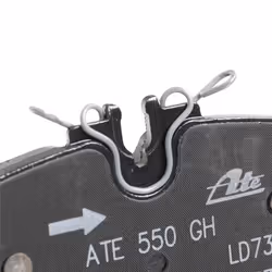 ATE 13.0470-7316.2 Brake pad set prepared for wear warning indicator, excl. wear warning contact MERCEDES-BENZ: GLC Coupe, C-Class Saloon - Additional view 4