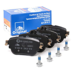 ATE 13.0460-2616.2 Brake pad set prepared for wear warning indicator, excl. wear warning contact with brake caliper screws