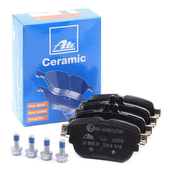 ATE 13.0470-2616.2 Brake pad set prepared for wear warning indicator, excl. wear warning contact with brake caliper screws