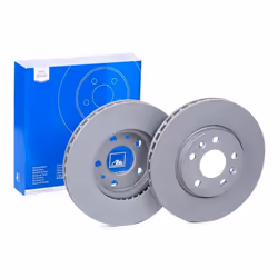Brake disc; ATE; 296,0 26,0 5 114,3 Vented Coated High-carbon; for RENAULT; 402062000R