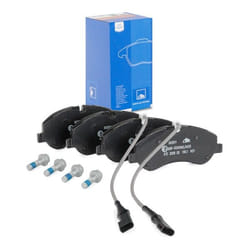 ATE 13.0460-2611.2 Brake pad set incl. wear warning contact with brake caliper screws with accessories FORD: Transit Custom V362 Van, Transit Mk7 Van