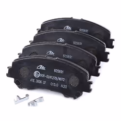 ATE 13.0460-5691.2 Brake pad set with acoustic wear warning NISSAN: Qashqai 2, X-Trail, RENAULT: Kadjar, Koleos 2